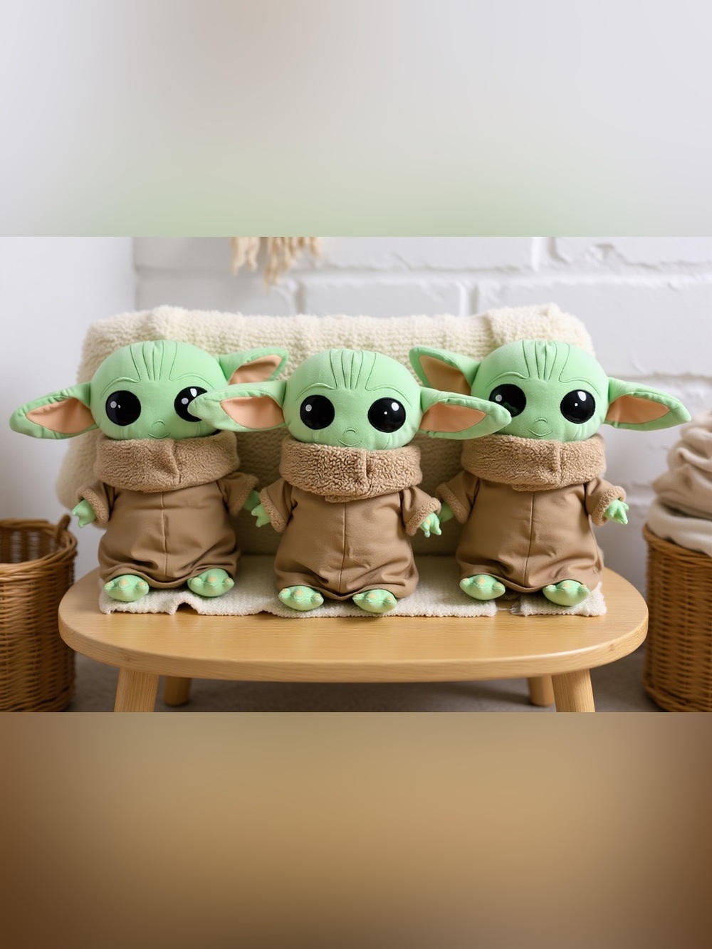 Star Wars Mandalorian Baby Yoda Disney Plush 18” Bundle Of 3 Great Condition